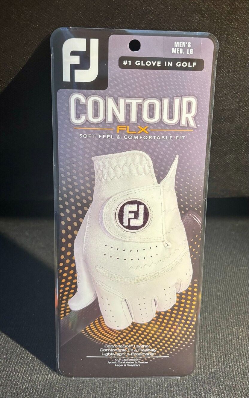 FootJoy Contour FLX Golf Glove Men’s Medium/Large Left Hand Cabretta Leather New